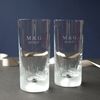 London Skyline Etched Glass Tumbler