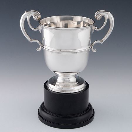 Sterling Silver Irish Cup w/Handles, c 1903