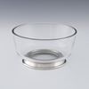 Clara Pewter Plain Footed Bowl - Medium