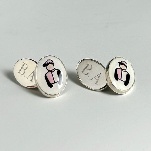 Bespoke Racing Colour Cufflinks