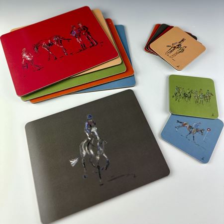 Abbie Hart Racing Collection set of 6 Coasters