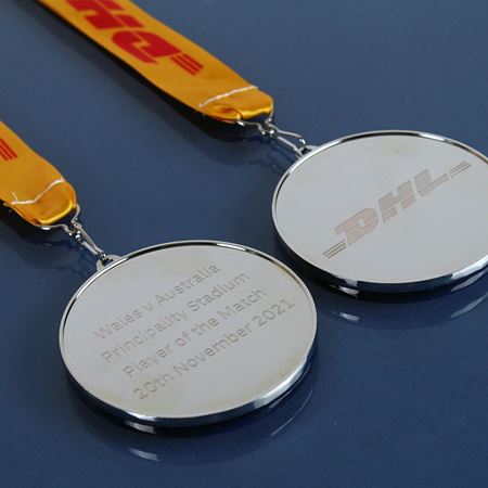 DHL Player of the Match, Wales v Australia Rugby International Medal